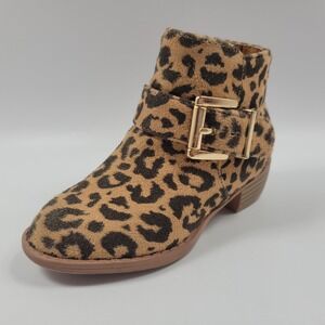 Lily and Dan Girls Leopard Print Boots - Size 6 New